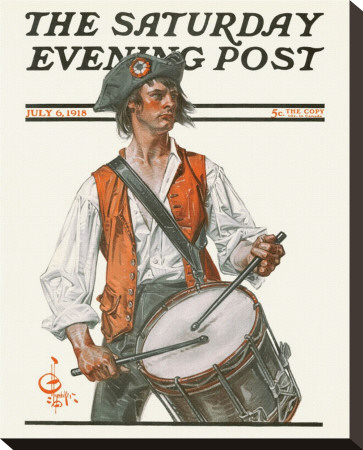 Colonial Drummer, C.1918 by Joseph Christian Leyendecker Pricing Limited Edition Print image
