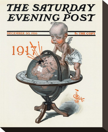 New Year's Baby, C.1917: Europe At War by Joseph Christian Leyendecker Pricing Limited Edition Print image