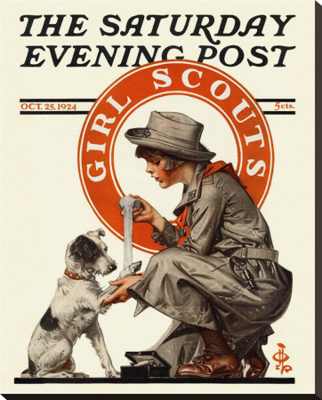 Girl Scout, C.1924 by Joseph Christian Leyendecker Pricing Limited Edition Print image