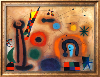 Libelle Mit Roten Flugeln Eine Schlange Jagend by Joan Miro Pricing Limited Edition Print image
