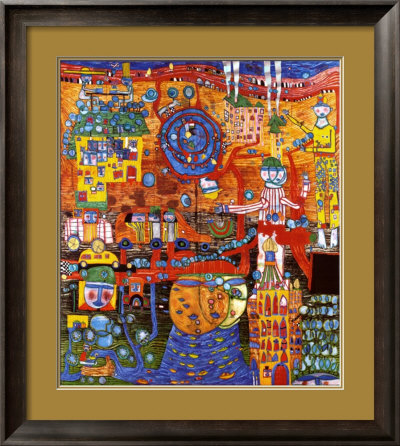 30-Days, Fax-Image by Friedensreich Hundertwasser Pricing Limited Edition Print image