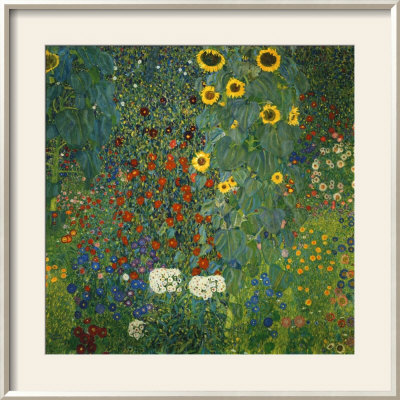 Farm Garden With Sunflowers by Gustav Klimt Pricing Limited Edition Print image