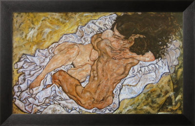 Embrace, 1917 by Egon Schiele Pricing Limited Edition Print image