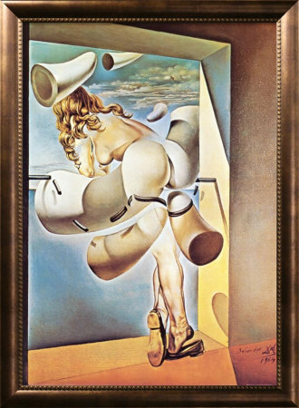 Young Virgin Auto-Sodomized By Her Own Chastity, C.1954 by Salvador Dali Pricing Limited Edition Print image