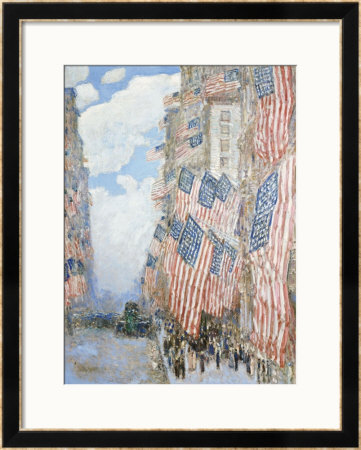 The Fourth Of July, 1916 by Frederick Childe Hassam Pricing Limited Edition Print image