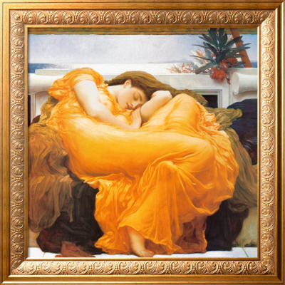 Flaming June, C.1895 by Frederick Leighton Pricing Limited Edition Print image