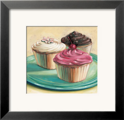 Three Cupcakes by Ian Mclean Pricing Limited Edition Print image