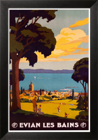 Evian Les Bains by Gio Francios Pricing Limited Edition Print image