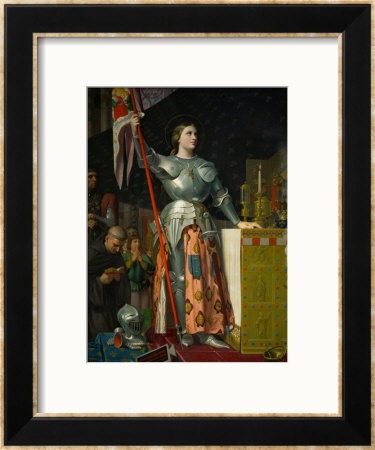 Joan Of Arc At The Coronation Of King Charles Vii At Reims Cathedral, July 1429 by Jean-Auguste-Dominique Ingres Pricing Limited Edition Print image