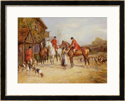 Outside The Three Crowns by Heywood Hardy Pricing Limited Edition Print image