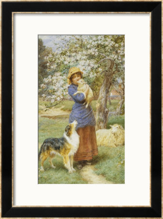 Lambing Time by Basil Bradley Pricing Limited Edition Print image