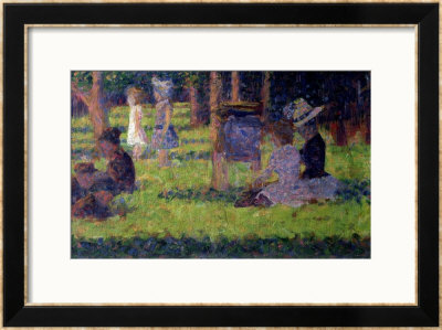 Study For A Sunday Afternoon On The Island Of La Grande Jatte, Circa 1884-86 by Georges Seurat Pricing Limited Edition Print image