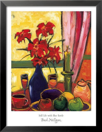 Still Life With Blue Bottle by Buck Nelligan Pricing Limited Edition Print image
