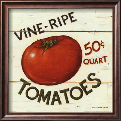 Vine Ripe Tomatoes by David Carter Brown Pricing Limited Edition Print image
