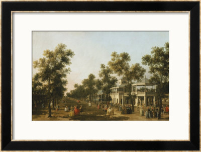 View Of The Grand Walk, Vauxhall Gardens by Canaletto Pricing Limited Edition Print image