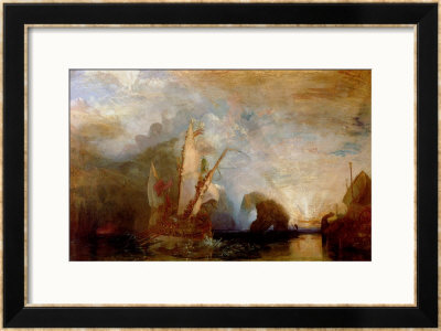 Ulysses Deriding Polyphemus, 1829 by William Turner Pricing Limited Edition Print image
