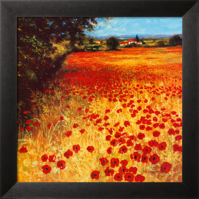 Field Of Red And Gold by Steve Thoms Pricing Limited Edition Print image