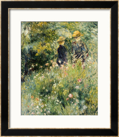 Conversation Dans Une Roseraie, 1876 by Pierre-Auguste Renoir Pricing Limited Edition Print image