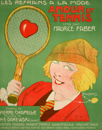 Amour Et Tennis - Mistinguett by Poustoumis Pricing Limited Edition Print image