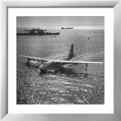View Of Plane Designed And Built By Howard R. Hughes by J. R. Eyerman Pricing Limited Edition Print image
