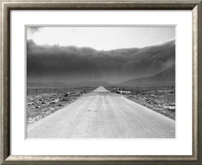 View Showing A Dust Storm In West Texas by Carl Mydans Pricing Limited Edition Print image