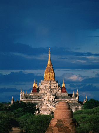 Ananda Pahto (Temple), Bagan, Mandalay, Myanmar (Burma) by Bernard Napthine Pricing Limited Edition Print image