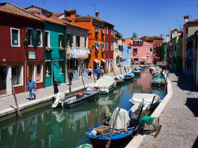 Burano, Italy by Robert Eighmie Pricing Limited Edition Print image