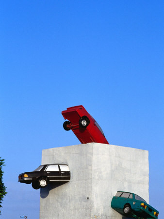 Modern Sculpture Along Corniche, Jiddah, Saudi Arabia by Chris Mellor Pricing Limited Edition Print image