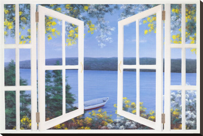 Island Time With Window by Diane Romanello Pricing Limited Edition Print image