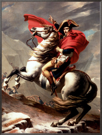 Napoleon Crossing The St. Bernard Pass, C.1801 by Jacques-Louis David Pricing Limited Edition Print image