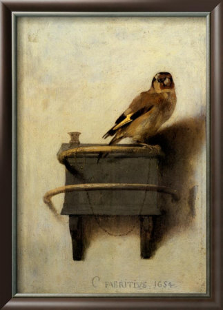 The Goldfinch, C.1654 by Carel Fabritius Pricing Limited Edition Print image