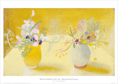 Honeysuckle & Sweetpeas by Winifred Nicholson Pricing Limited Edition Print image