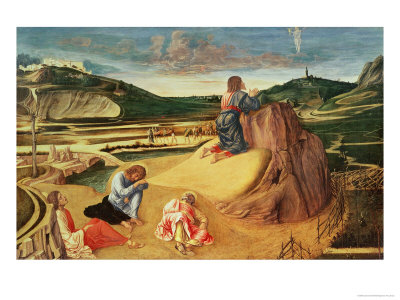 The Agony In The Garden, C.1465 by Giovanni Bellini Pricing Limited Edition Print image