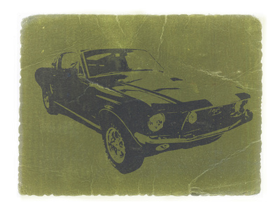 1968 Ford Mustang by Naxart Pricing Limited Edition Print image