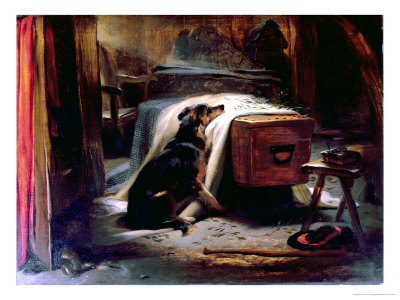 The Old Shepherd's Chief Mourner, C.1837 by Edwin Henry Landseer Pricing Limited Edition Print image