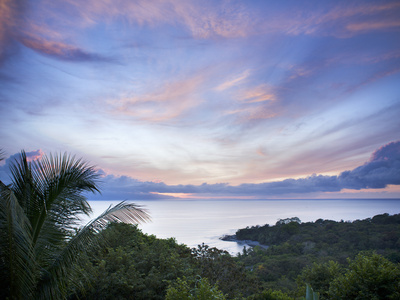 Sunrise In The Jungle At Lapa Rios Nature Reserve On The Osa Peninsula, Costa Rica, Central America by Lizzie Shepherd Pricing Limited Edition Print image