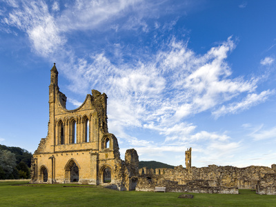 The Cistercian Monastery Of Byland Abbey, North Yorkshire, Yorkshire, England, United Kingdom, Euro by Lizzie Shepherd Pricing Limited Edition Print image