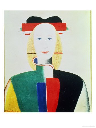 The Girl With The Hat by Kasimir Malevich Pricing Limited Edition Print image