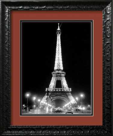 Eiffel Tower At Night by Cyndi Schick Pricing Limited Edition Print image