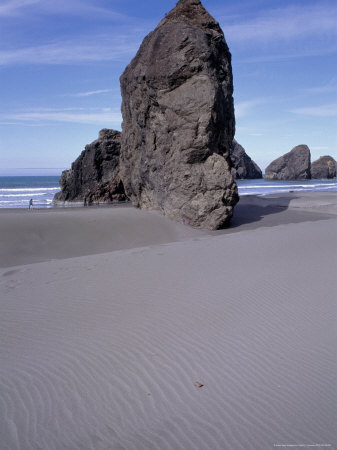 Rocks, Beach & Ocean, Pistol Beach, Or by Peter L. Chapman Pricing Limited Edition Print image