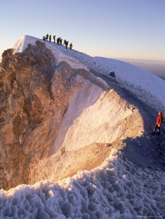 Hikers On Hill At Dusk, Or by Nels Akerlund Pricing Limited Edition Print image