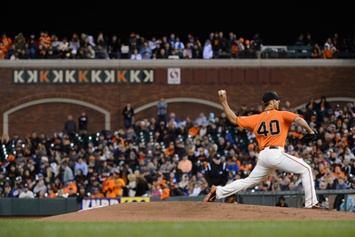 San Francisco, Ca - June 1: Madison Bumgarner by Thearon W. Henderson Pricing Limited Edition Print image