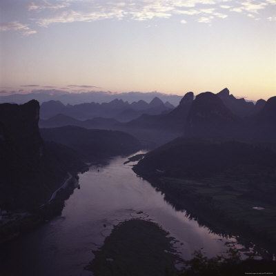 Photographs Of Sunrise In Yangshou, China by Keith Levit Pricing Limited Edition Print image