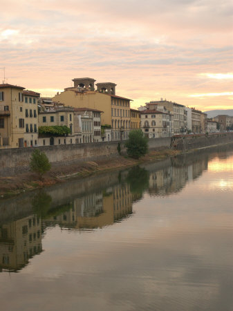 Arno River - Florence, Italy by Keith Levit Pricing Limited Edition Print image