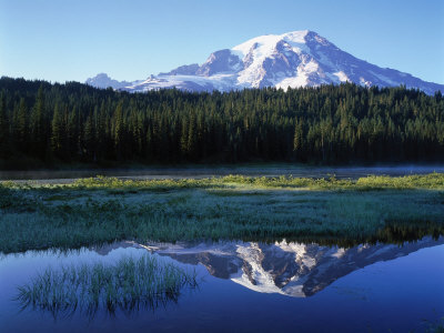 Early Morning, Reflection Lake by Mark Windom Pricing Limited Edition Print image