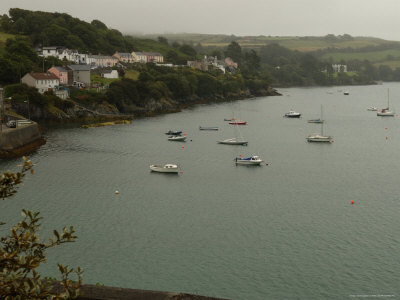 Rural Ireland, Boats On Coastline by Keith Levit Pricing Limited Edition Print image