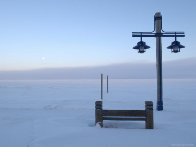 Frozen Lake, Gimli Manitoba by Keith Levit Pricing Limited Edition Print image