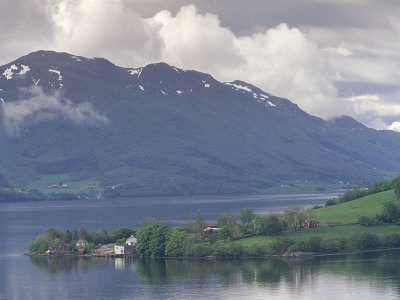 Kvernesfjorden, Aspa, Norway by Walter Bibikow Pricing Limited Edition Print image