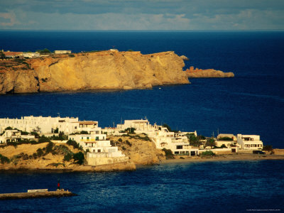 Cala Talamanca From D'alt Vila, In Ibiza City - Cala Talamanca, Ibiza, Spain by Jon Davison Pricing Limited Edition Print image