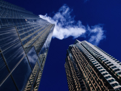 Skyscrapers On Bay Street, Toronto, Canada by Corey Wise Pricing Limited Edition Print image